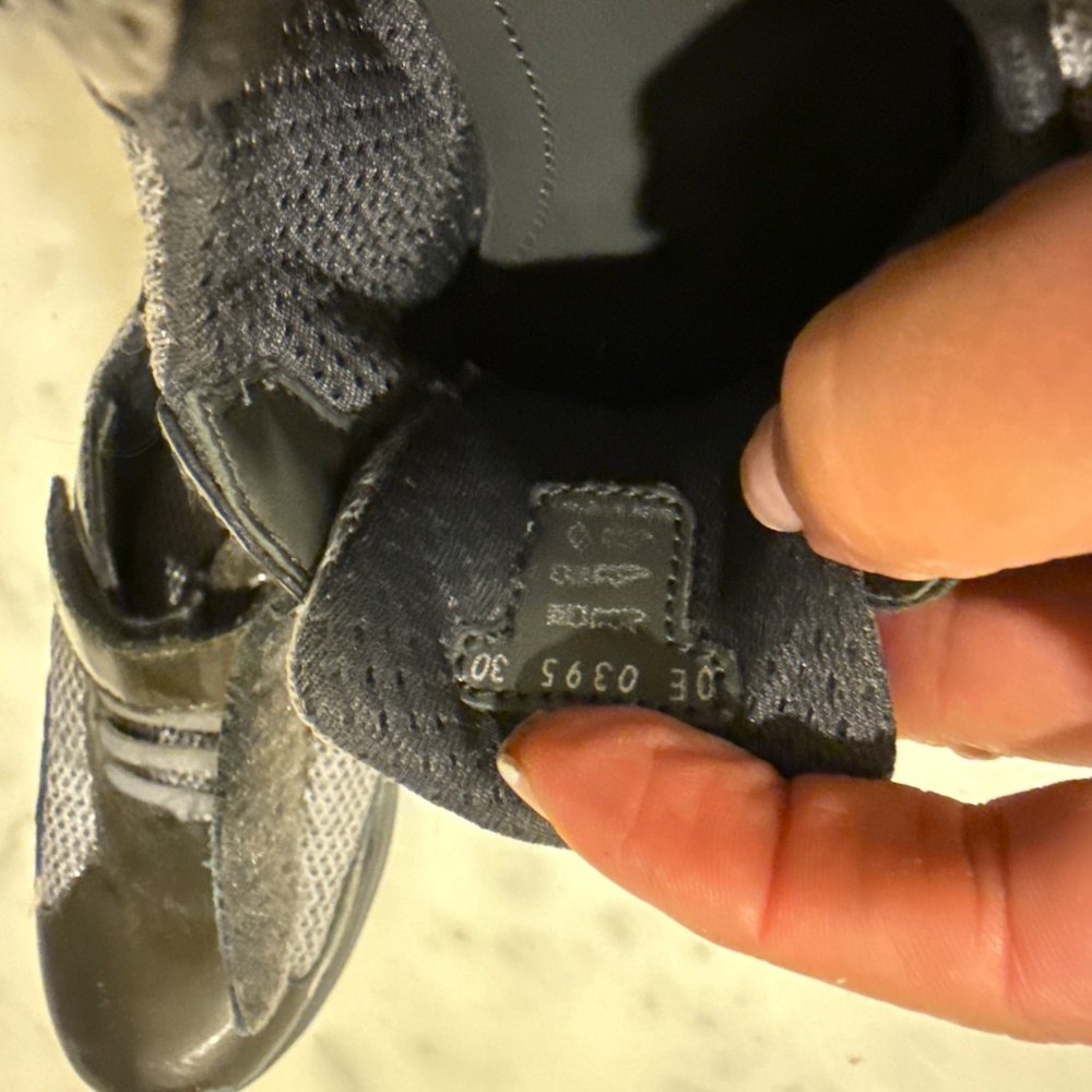 Prada Kids Olive Green and Gray Sneakers - Picture 6 of 6